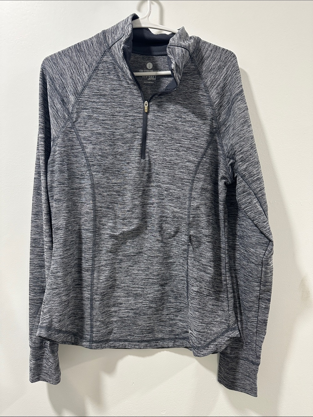 Heathered Gray Half-Zip Athletic Pullover